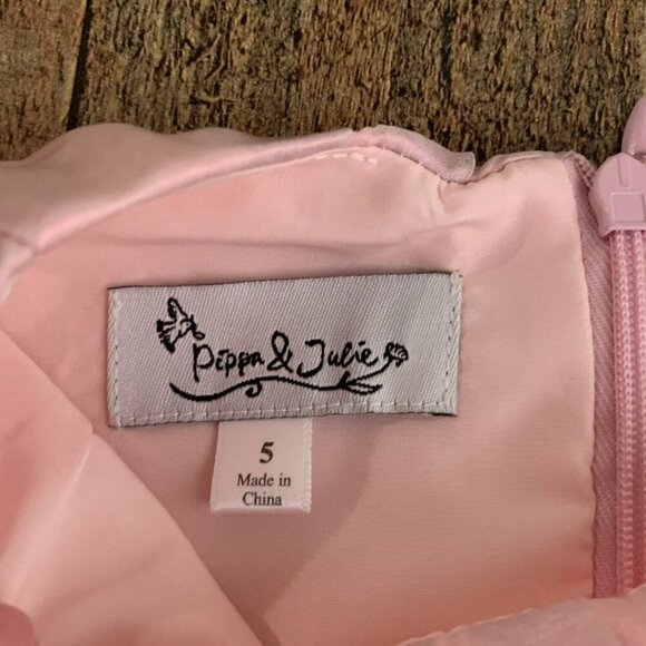 Pippa & Julie Pink Iridescent Tank Top with zipper back - 5 - Picture 3 of 7